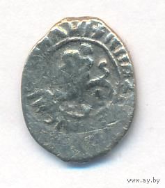 Денга ~1425-1462 Василий II Васильевич (Темный) Всадник с соколом/ Самсон и лев _состояние F/VF
