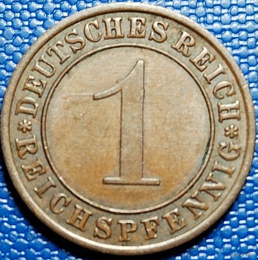 Германия 1 рейспфенниг 1931 г. А