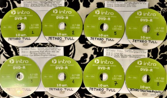 DVD MP3 полная дискография JETHRO TULL + соло проекты участников группы - 1968 - 2025 (Progressive rock, Folk rock, Art rock, Barocco rock, Hard rock)- 8 DVD