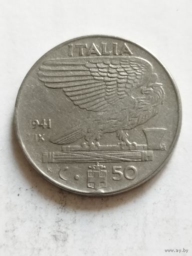 Италия 50 сентизим 1941