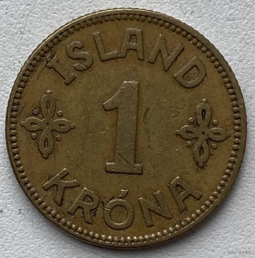 Исландия 1 крона 1925 г.