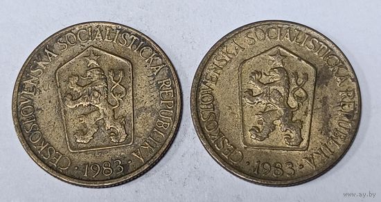 Чехия. 1 крона 1983 года.