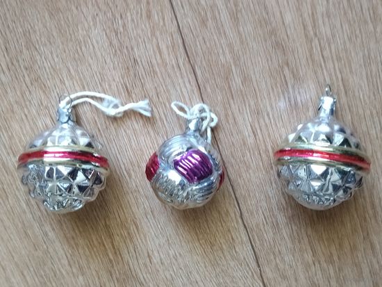 ЕЛОЧНАЯ ИГРУШКА из СССР.  цена за лот.  лот не разбивается.