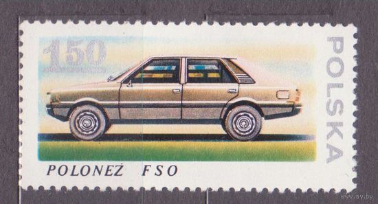 Польская автомобильная промышленность Польша 1978 год серия из 1 марки Автомобиль Полонез ** (МА