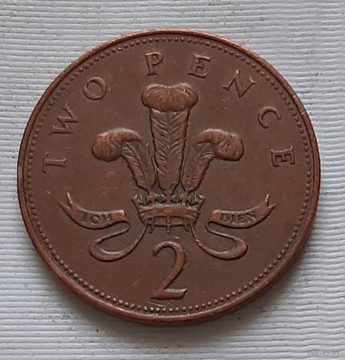 2 пенса 1993 г. Великобритания