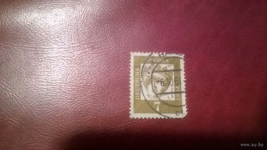 Марка Елизавета Тюрингская (Знаменитые немцы) 1961 год Германия