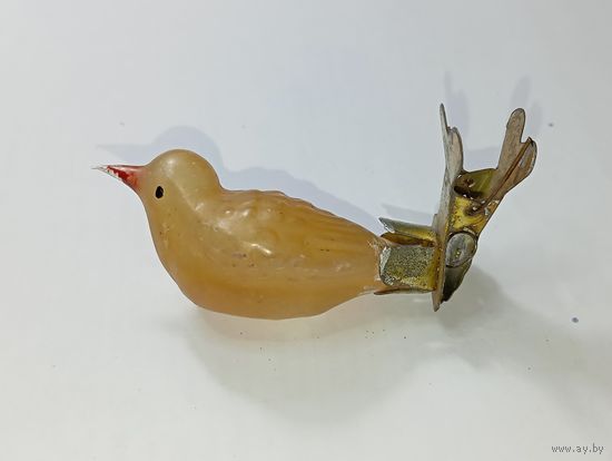 Ёлочная игрушка - Птичка , СССР