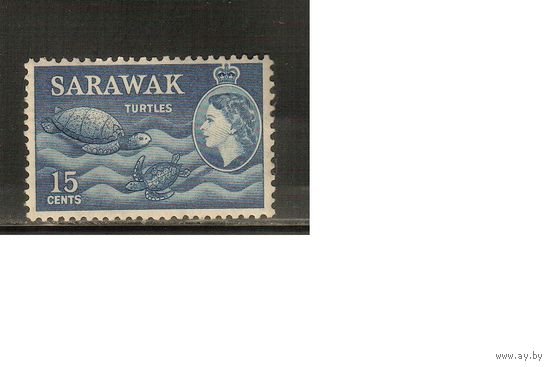 Сараварк-1955(Мих.195 ) , *  , Морская  Фауна ,Черепахи