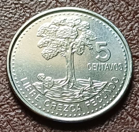Гватемала 5 сентаво, 2018    ( 2-3-6 )
