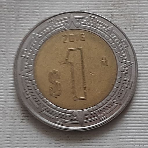 1 песо 2016 г. Мексика
