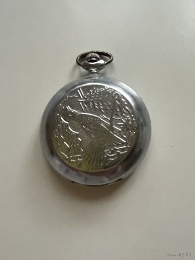 Часы карманные глухарь ( тетерев )