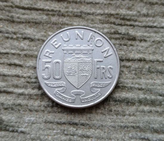 Werty71 Французский Реюньон 50 франков 1964 Корабль