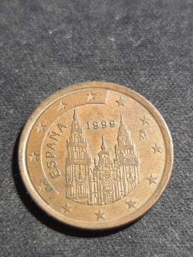 Испания 5 евроцентов 1999