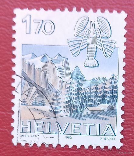 Швейцария, 1983 г., стандартный выпуск, знаки Зодиака: Рак