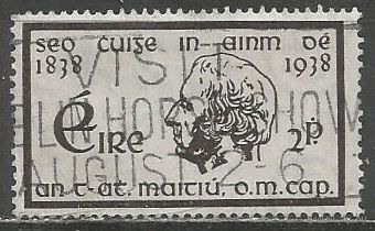 Ирландия. 100 лет движения за трезвость. 1938г. Mi#67.