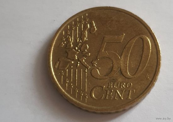 Франция 2001 50 евроцентов