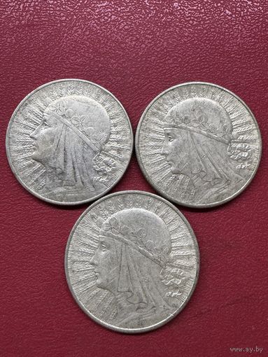 10 злотых 1932г.