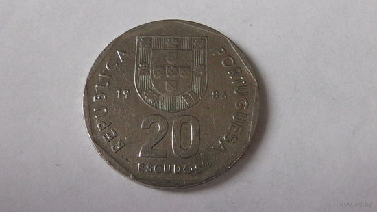 Португалия, 20 эскудо 1986