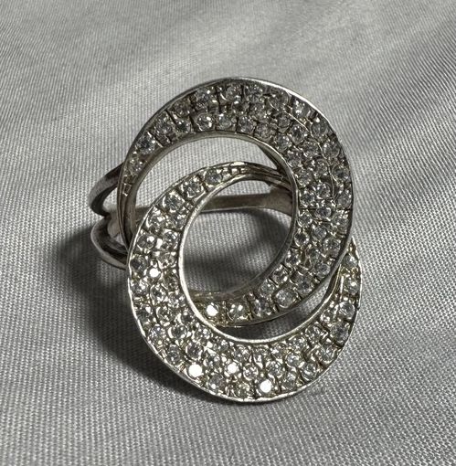 Кольцо серебряное 925 пробы. 71