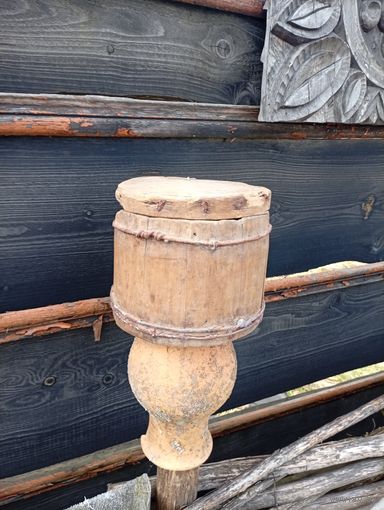 Старый деревянный "Крестьянский кодобчик" с чердака, для антуража!