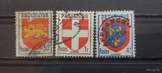 РАСПРОДАЖА ФРАНЦИЯ 1949г. Полная серия. Гаш.