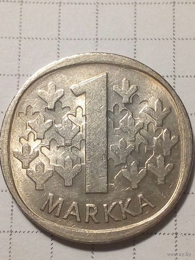1 марка Финляндия 1984 год.