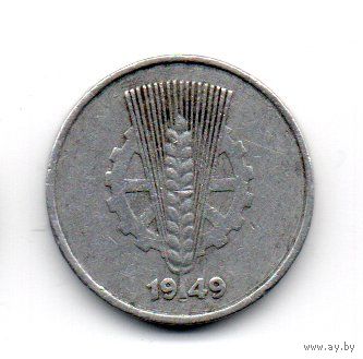 ГЕРМАНСКАЯ ДЕМОКРАТИЧЕСКАЯ РЕСПУБЛИКА 10 ПФЕННИГОВ 1949 А