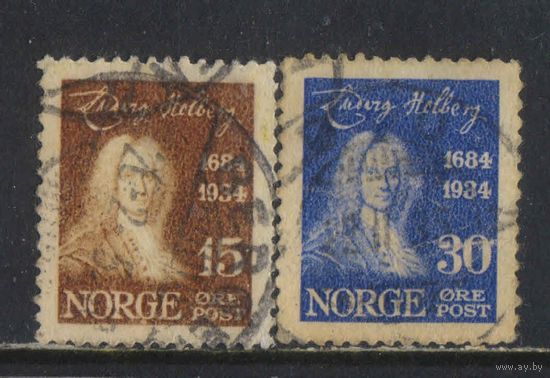 Норвегия 1934 250 летие Людвига Хольберга #169,171