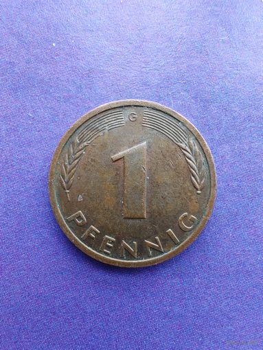 Германия ФРГ 1 пфенниг 1985 G