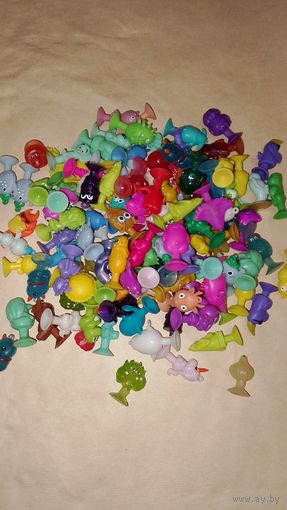 Бонстики РАНДОМНО разные коллекции, бонстики 100 штук рандомные фигурки