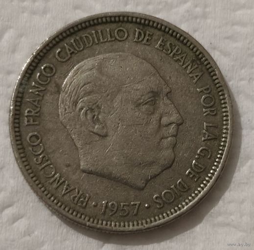 Испания 5 песет, 1957 (14-4-24)