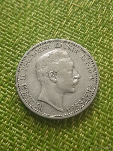 2 марки 1902 г ( Пруссия Вильгельм 2 . Германия.)