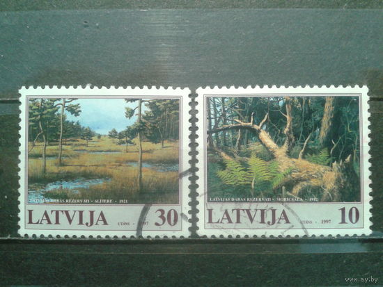 Латвия, 1997. Заповедники, полная серия
