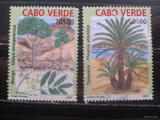 Кабо Верде, 2004. Деревья. Mi-3,7 евро гаш.