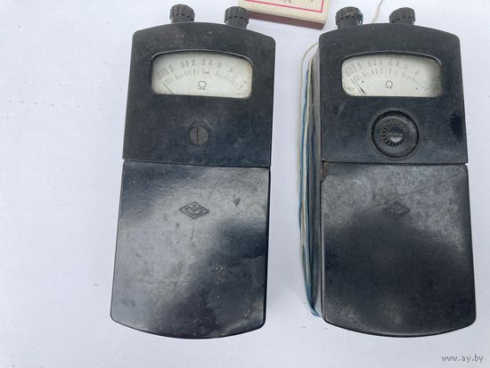Омметр малый М-57А. (шт.-2    50 и 53 гг) цена за один Входил в саперный комплект 77 и оборудование ИРМ "Жук"