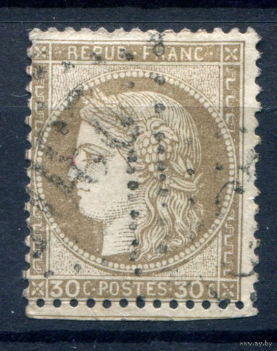 Франция - 1872/75г. - Церера, 30 с - 1 марка - гашёная [Mi 54]. #2-Fr-51-A-2