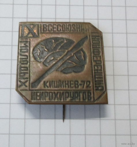9 всесоюзная конференция молодых нейрохирургов. Кишинев-72