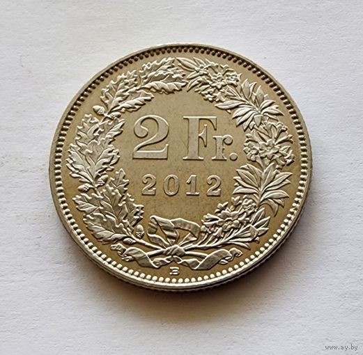 Швейцария 2 франка, 2012
