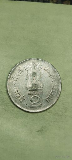 Индия 2 рупе 2001