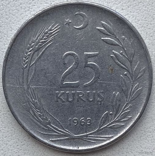 Турция 25 курушей 1963 г.