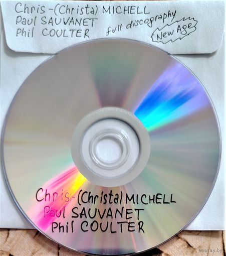DVD MP3 полная дискография Chris MICHELL, Paul SAUVANET, Phil COULTER (New age) - 1 DVD