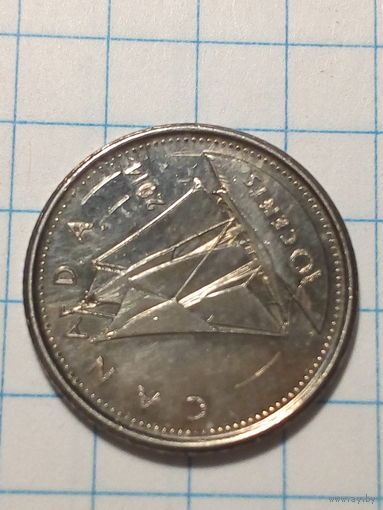 10 центов  Канада 2014  год.