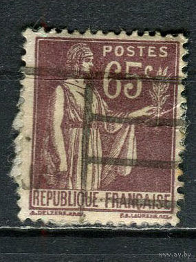 Франция - 1932/1933 - Аллегория Свободы 65С - [Mi.277] - 1 марка. Гашеная.  (Лот 82Fi)-T25P15