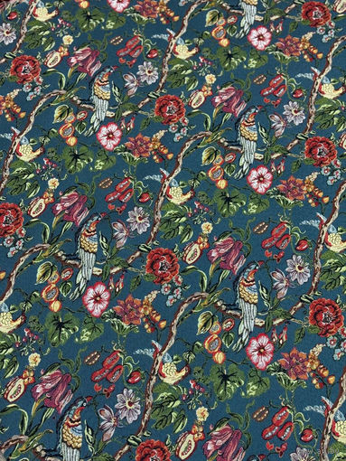 Гобеленовая ткань, с рисунком, в технике Уильяма Морриса