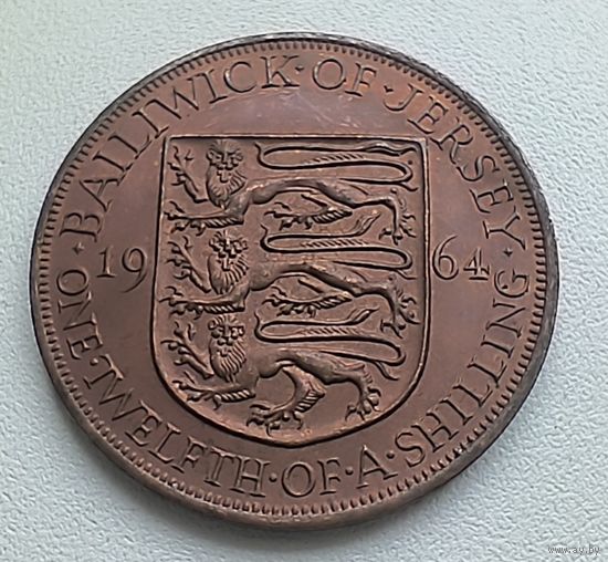 Джерси 1/12 шиллинга, 1964  1-12-8