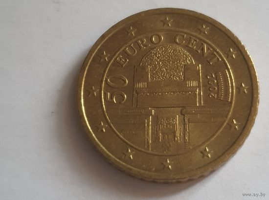 Австрия 2002 50 евроцентов