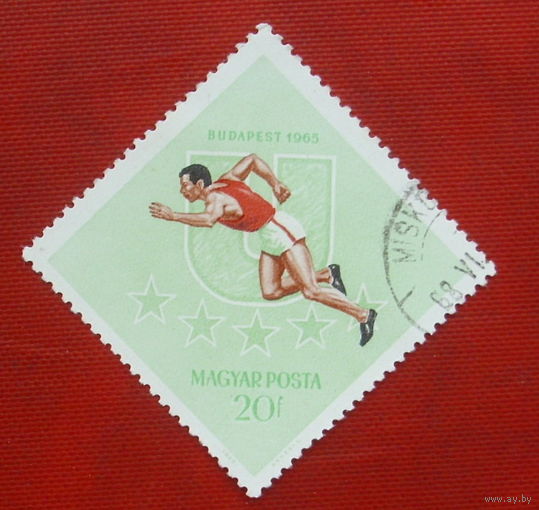 Венгрия. Спорт. ( 1 марка ) 1965 года. 8-12.