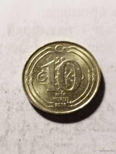 Турция 10 куруш 2018