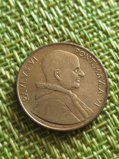 Ватикан 20 лир 1968 г