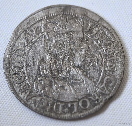 3 крейцера 1658 год, Австрия Эрцгерцог Фердинанд Карл (1632-1662гг)